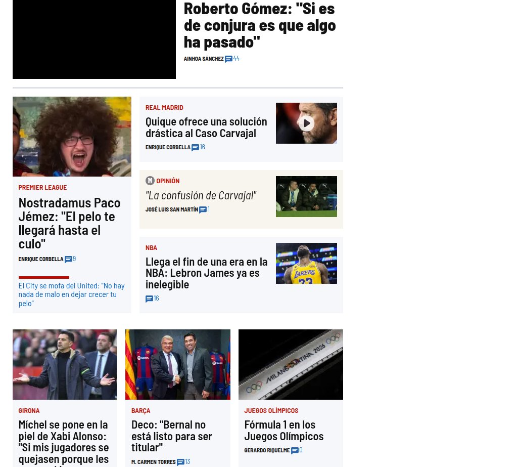Same news website with all ads removed by MegAdBlock — clean layout, no banners, no sponsored content